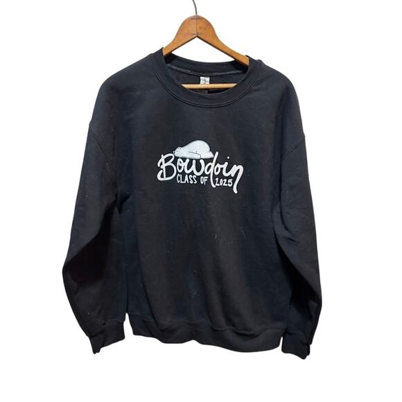Bowdoin College crewneck sweatshirt class 2025 sz Medium nwot - Picture 1 of 6